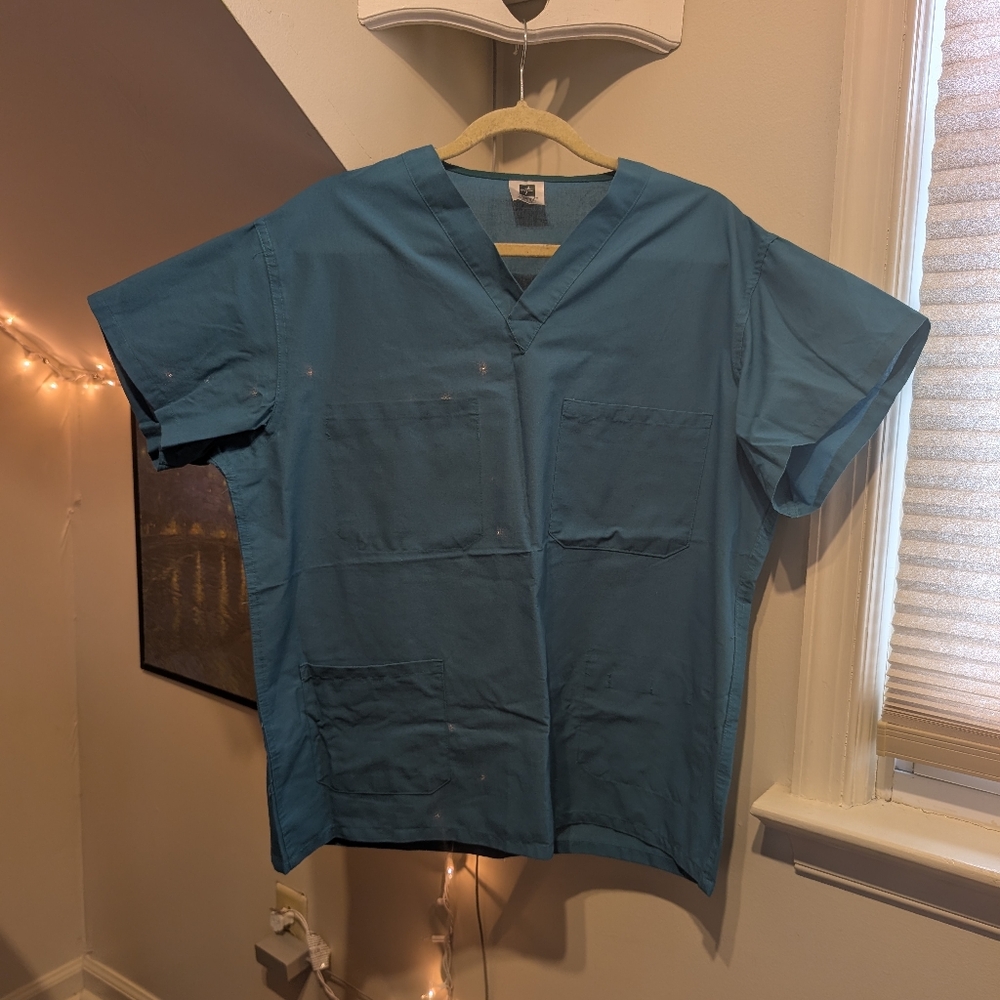 Medline Blue Unisex Scrub Top